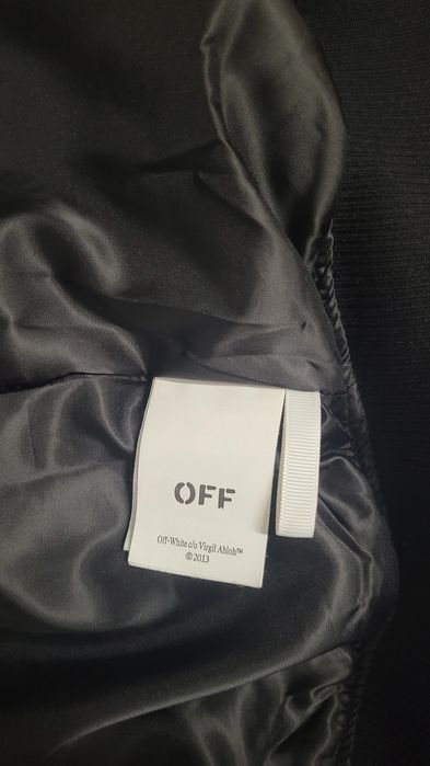 Off white baseball jacket