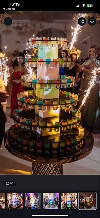 Inchiriez Tort de Shot-uri si Photo Booth selfie 360