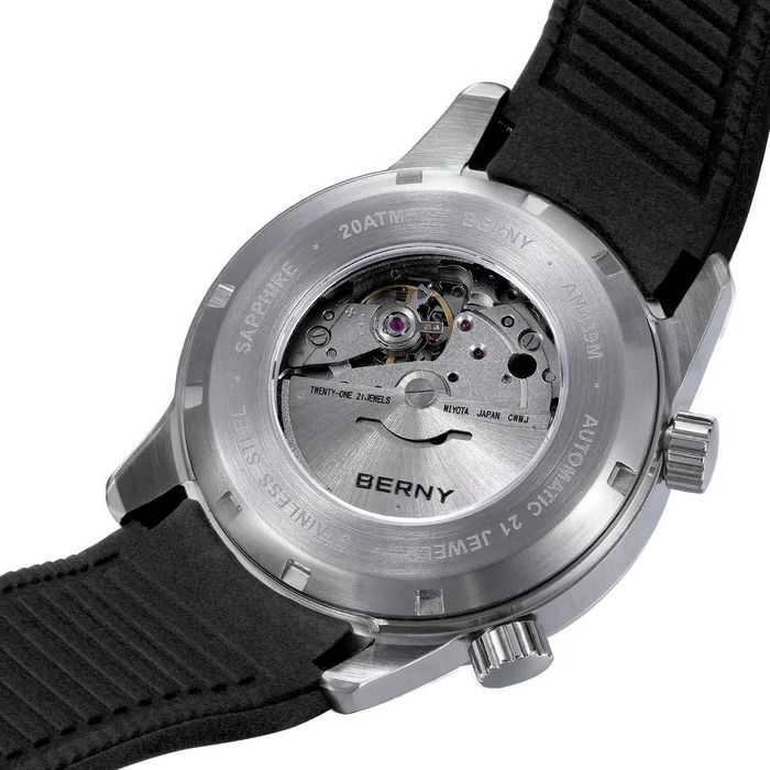 BERNY TITANIUM 2025-Automatic Compressor Diver/Fosfor Activ - 3 culori