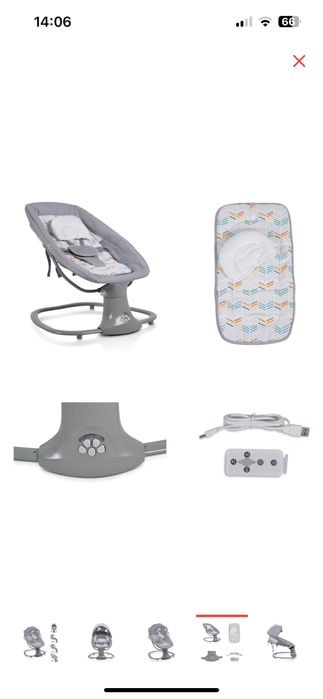 Шезлонг PEGAS MAS-0104 серый