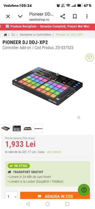 Controler efecte Pionier XP 2