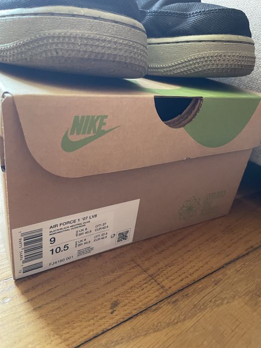 Air force 1 ‘07 LV8 BLACK-OLIVE 42.5 ORIGINALI