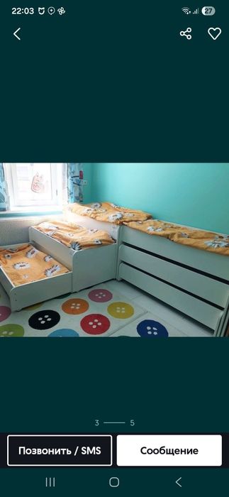 Bogcha uchun krovat. Садик