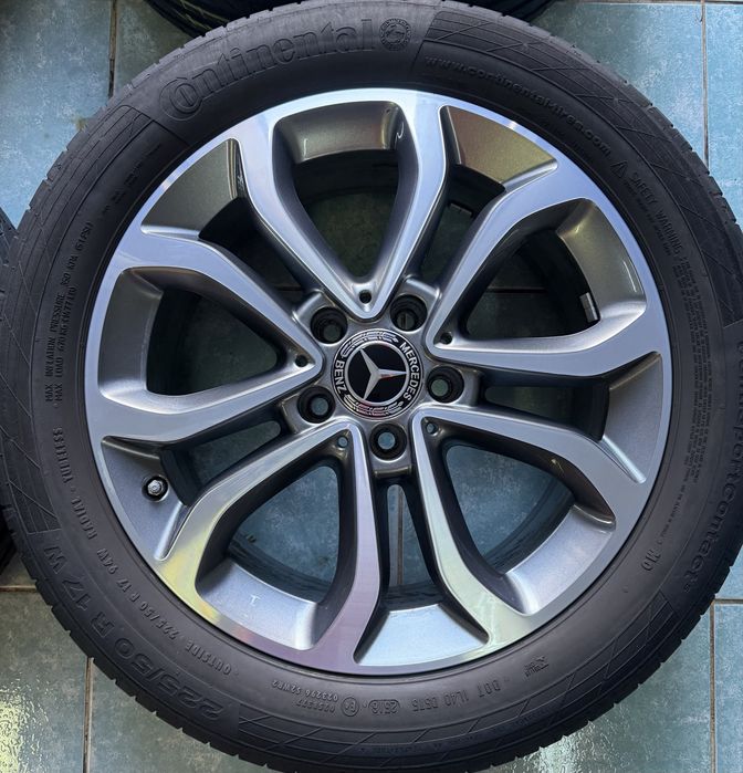 Jante aliaj R17 originale Mercedes C-Class W205 CLA 225/50/17 vara