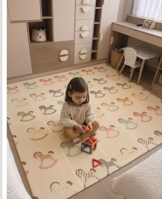 Кошара за игра с килим 180/200