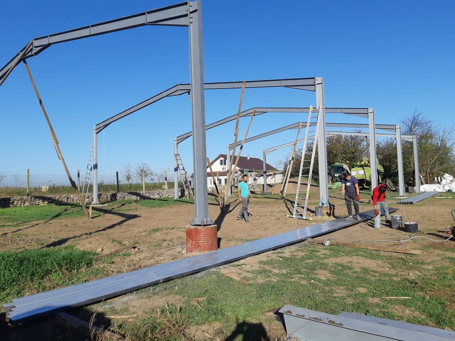 Vand hală 10x20 confecționată din euro profile IPE Facem si alte dimen