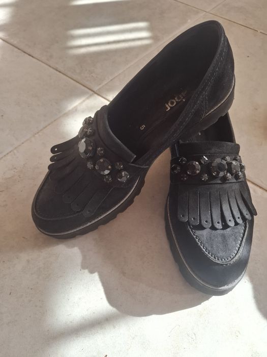 Pantofi gabor din piele