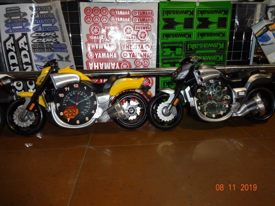 Часовник мотор мото сувенир стенен чопър мото