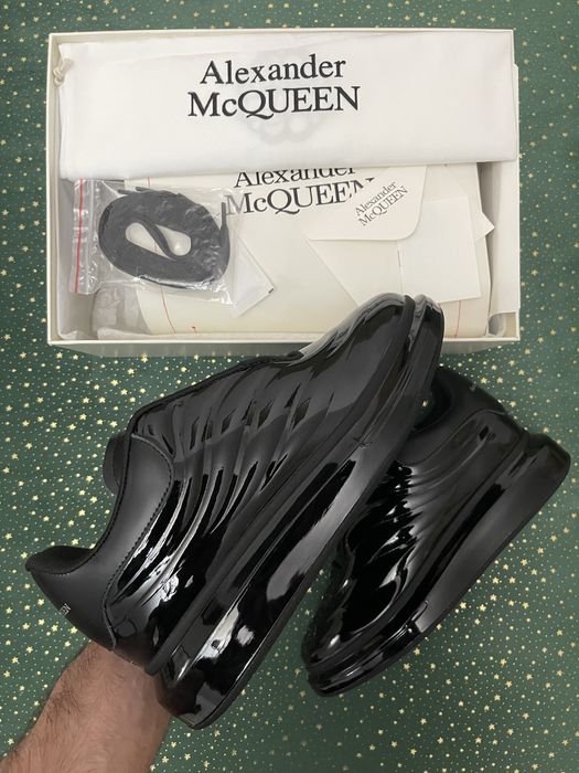 Alexander McQueen Black Lux Gloss