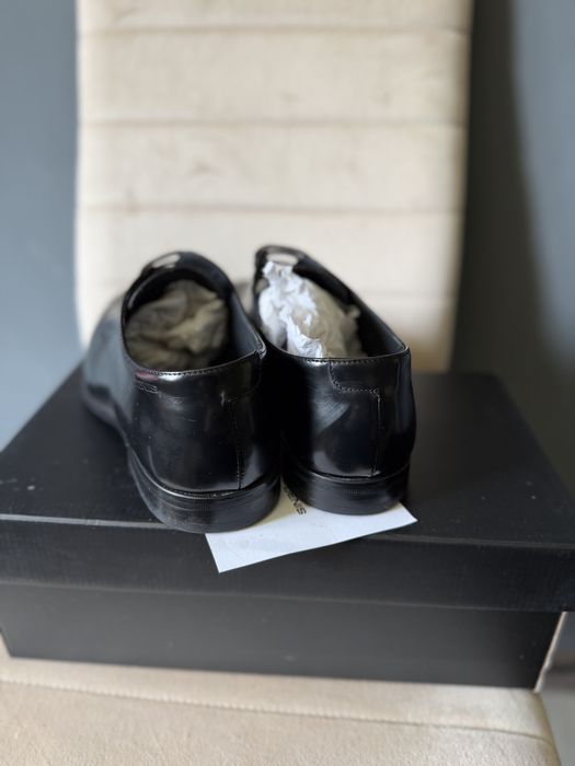 Pantofi Denis (Anna Cori) barbat piele naturala lacuita negru - 39