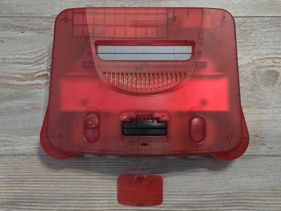 Nintendo N64 Funtastic Series Clear Red editie limitata versiune de Japonia