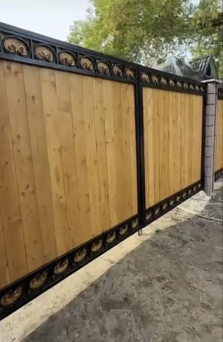 Откатные ворота заборы