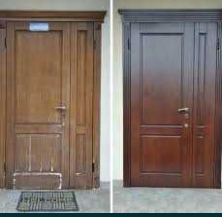 Покраска/ Реставрация Дверей /ремонт двнри/Лестницы/мебель