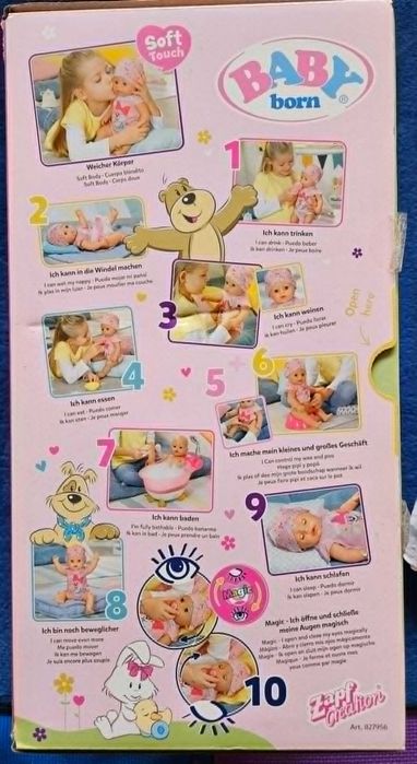 Кукла бебе играчка Baby Born Magic Girl, с аксесоари, 43 см.