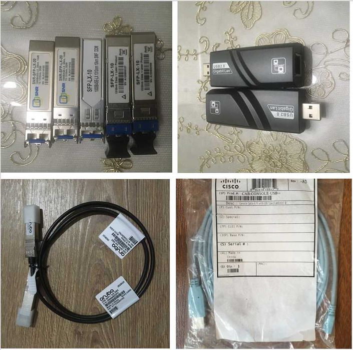 Кабель питания ПК, USB 2/3 Printer, USB LAN, DAC, SFP, HDMI DVI VGA