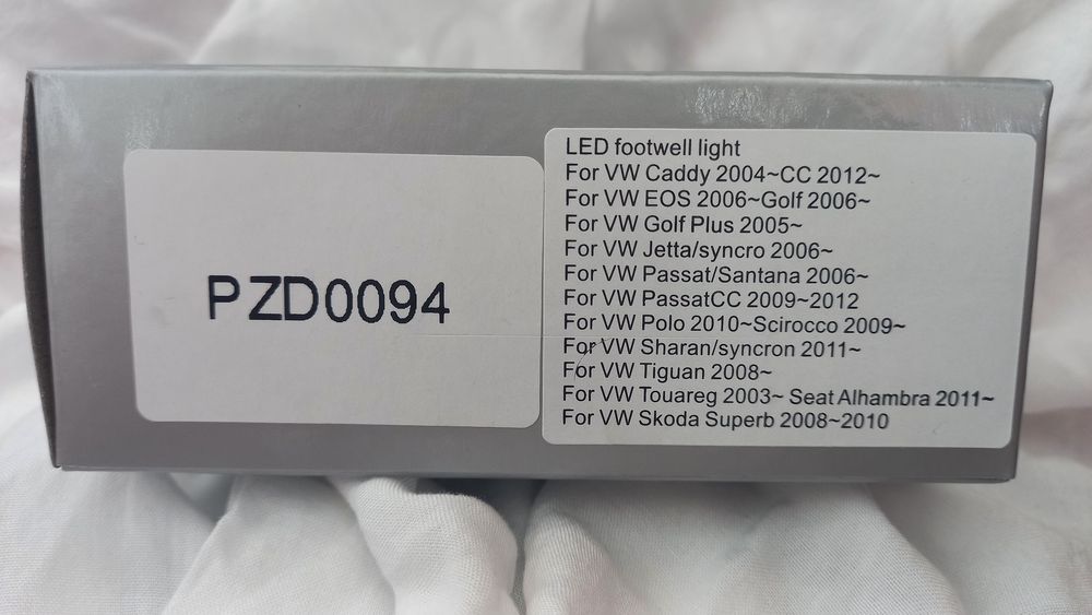 Led lampa picioare masina