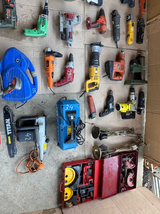 Scule defecte (dispozitiv de indoit tevi ..accesorii semineu