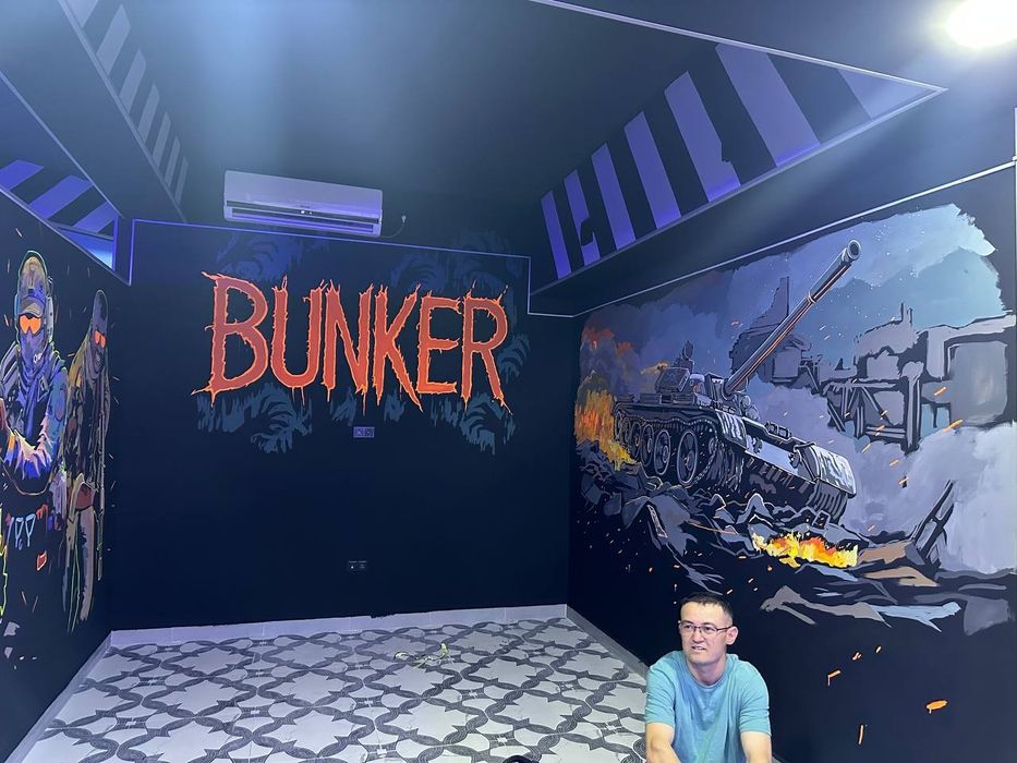 Devor rasim dizayn / game klub, boxcha, kafe,/ Toshkent