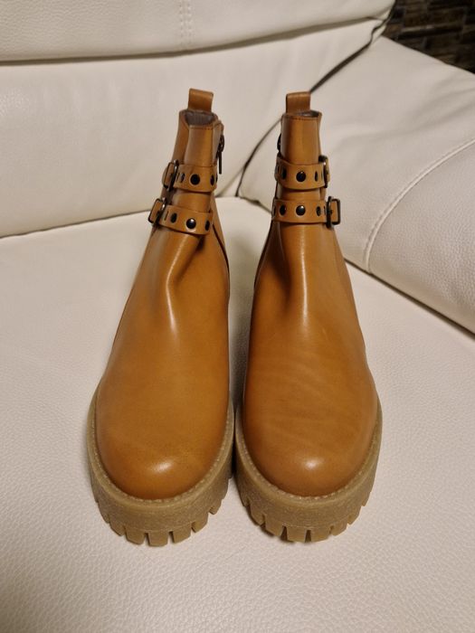 Ghete Mulberry 39, piele fină, brand, lux, firmă