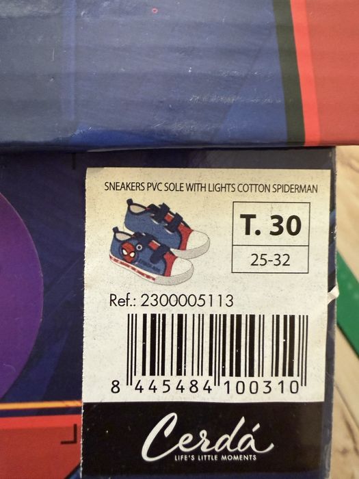 Светещи кецове Marvel р-р 30