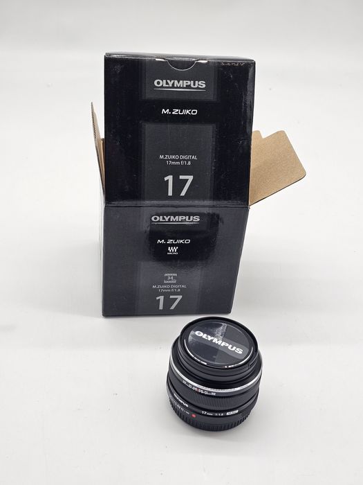 Obiectiv Olympus M.Zuiko Digital 17mm 1:1.8, Micro Four Thirds, pentru