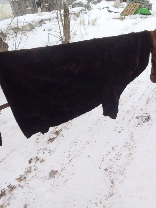 Шуба цигейковая овчина бу 5000 тг