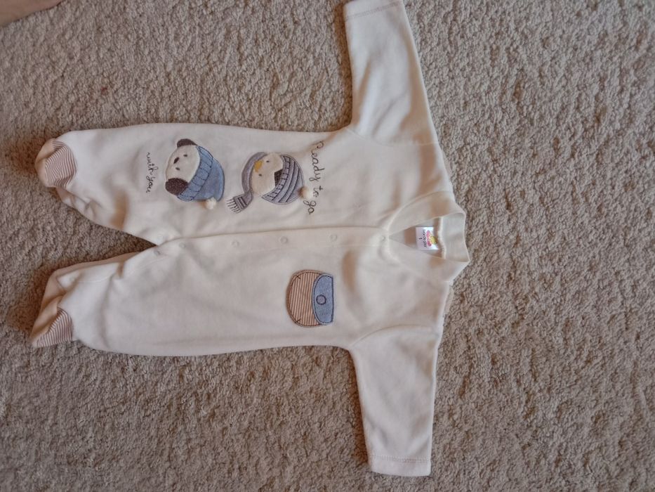 Детский флисовый слип Новорожденный Турция