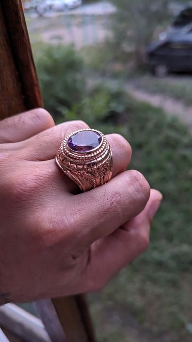 Перстень золотой,585пробы,22.5размер