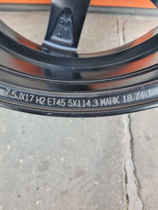 Джанти DBV за KIA HYUNDAI MAZDA NISSAN RENAULT Honda R17 5x114.3 ET45 7.5J