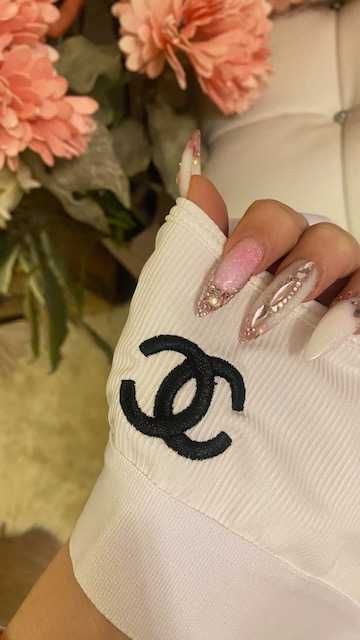 Комплект Шанел бюстие и долна част*памук+спандекс