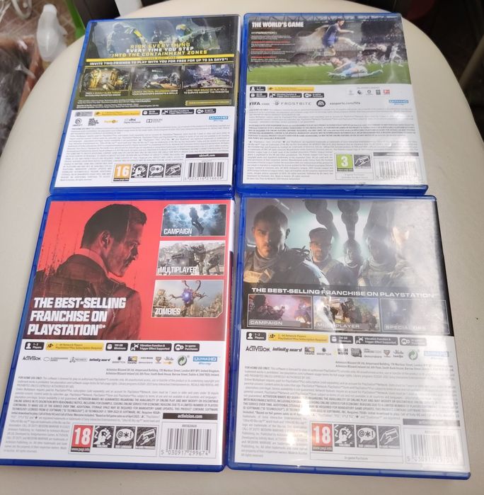 Ps5  fifa23 rainbow six call of duty