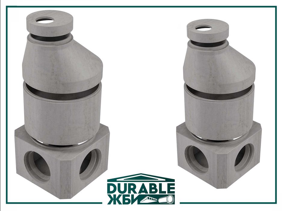 Канализационный бетонный колодец и его составляющие. ЖБ Трубы бетонные