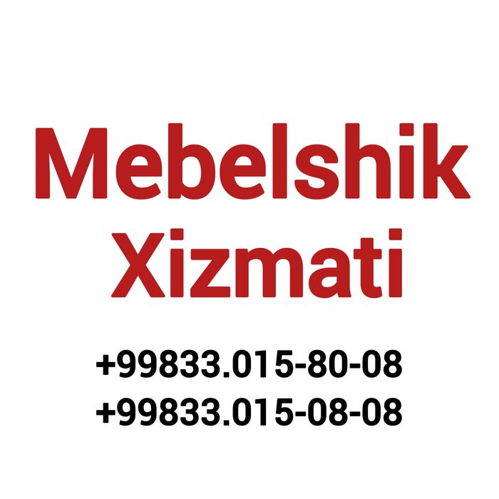 Mebel ustosi xizmati ( pod klyuch )