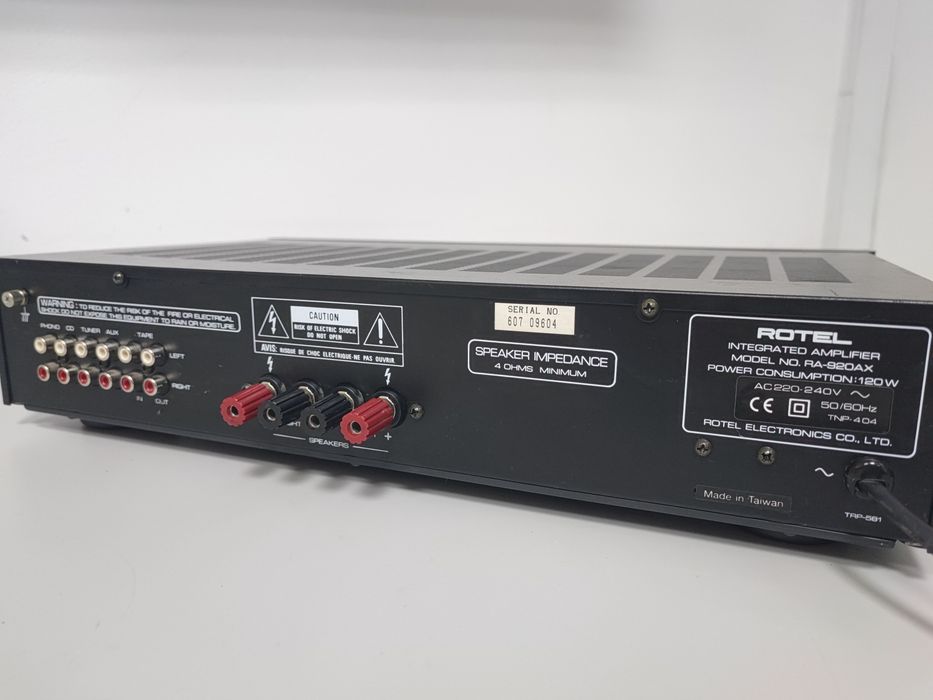 Amplificator Rotel RA 920AX si rotel RA 921 statie