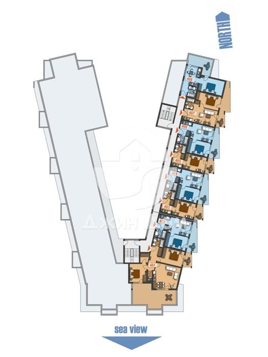 Продава се Едностаен апартамент в Свети Влас - 40 кв.м за 585 €/кв.м - Снимка #9