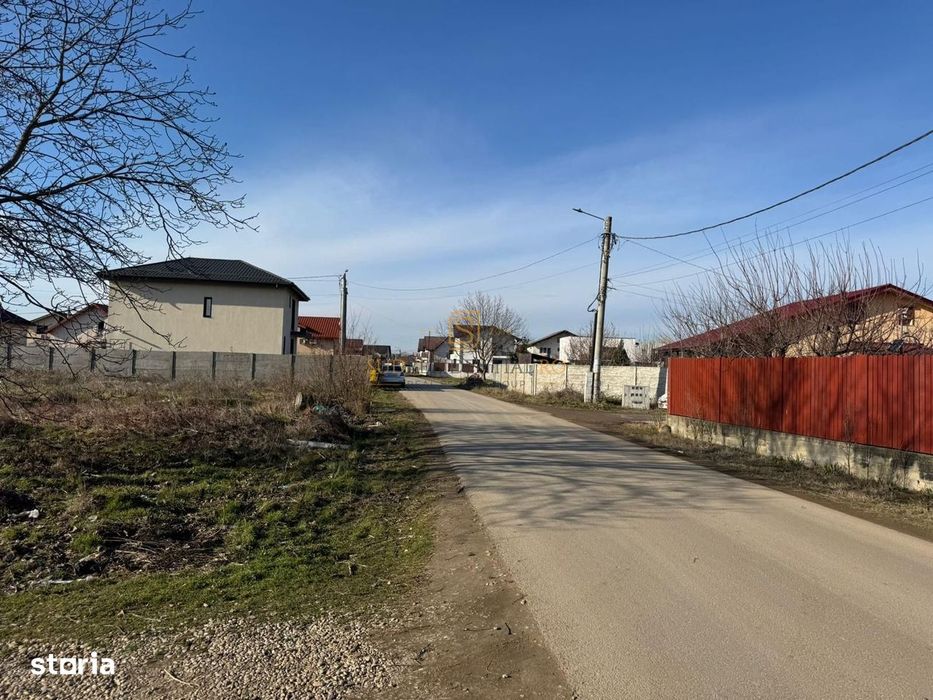 Lot de teren de vanzare, Comuna Berceni, 300 mp, locatie excelenta