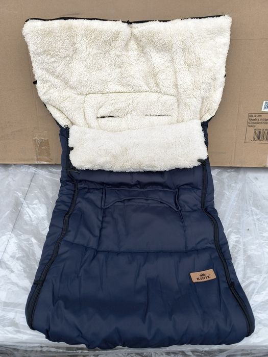 Бебешко чувалче за количка 95 x 50 см, ветро и водоустойчиво, подплате