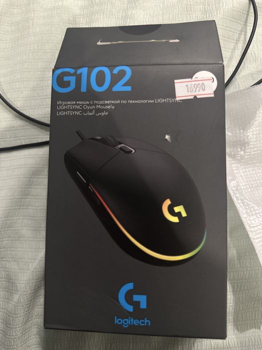 Игровая мышь Logitech G102 LIGHTSYNC, 8000 DPI