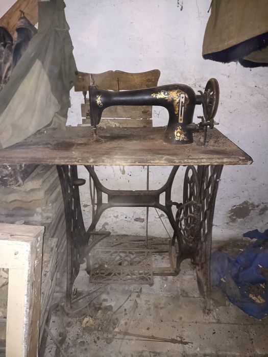 Шивна Машина, Антика, Декор, Крачна Шевна Машина