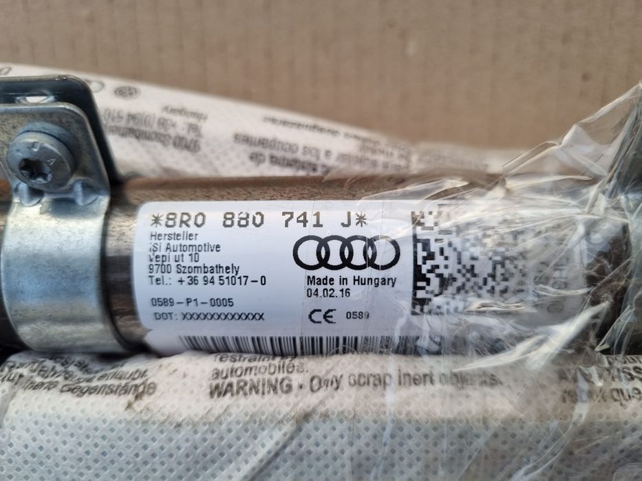 Airbag cortina Audi Q5 2016