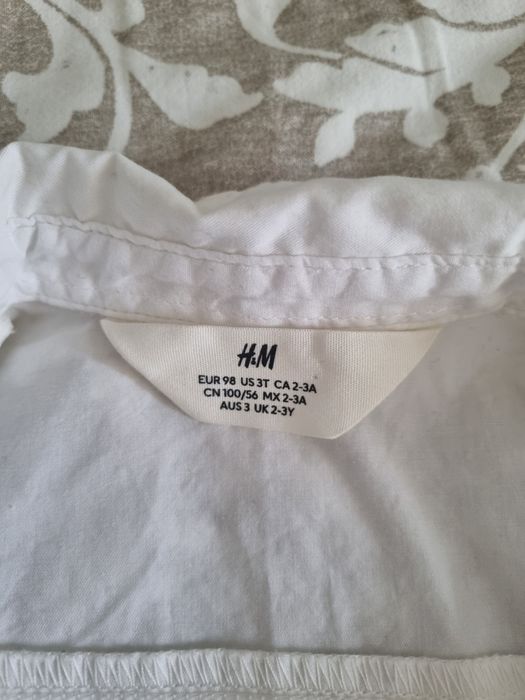 Camasa H&M alba, marimea 98