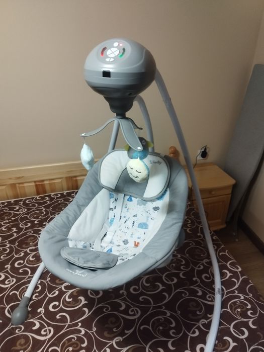 Cangaroo Електрическа люлка Woodsy и шезлонг 2в1