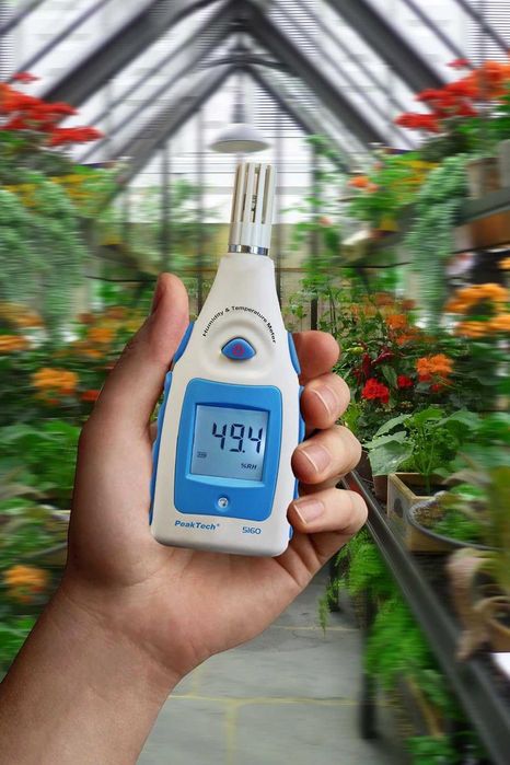 цифров термометър с влагомер /-10 °C + 50 °C/, PEAKTECH, Германия