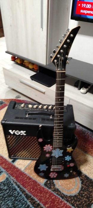 Chitara electrica cu cub chitara vox 50w