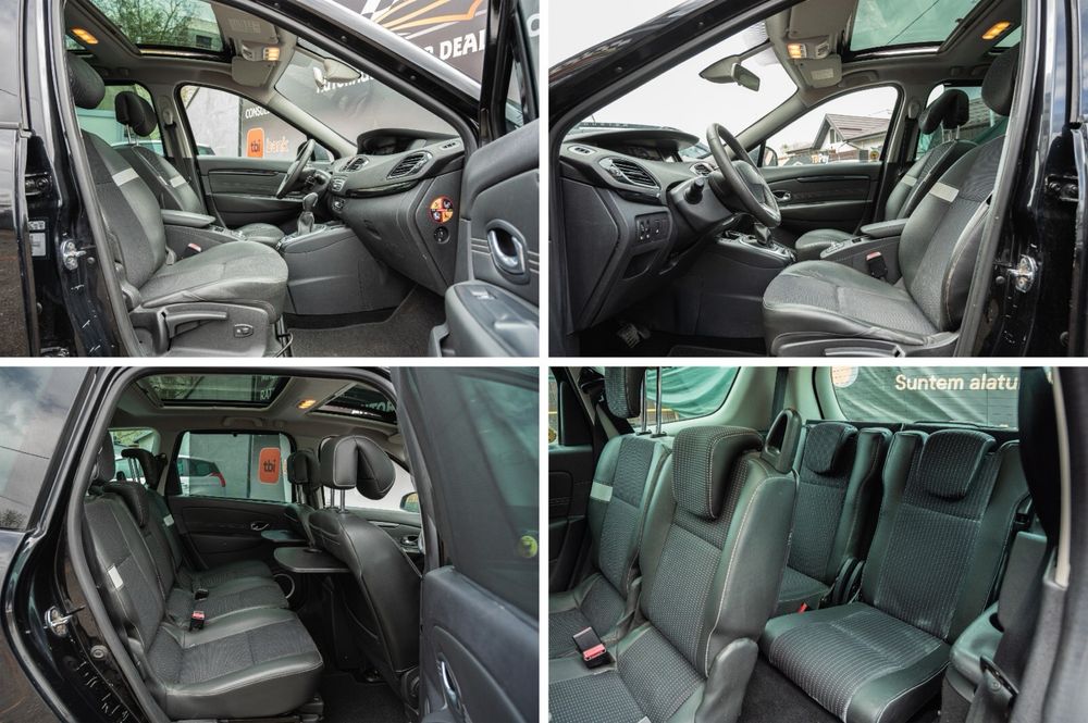 Renault Grand Scenic- euro 5-automat- panoramic -7 locuri -2,0dci-150 cp jante aliaj -volan piele - comenzi - senzori - navigatie -revizie ulei filtre