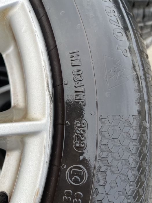 Set jante aliaj originale BMW X3 F25 cu anvelope de iarna