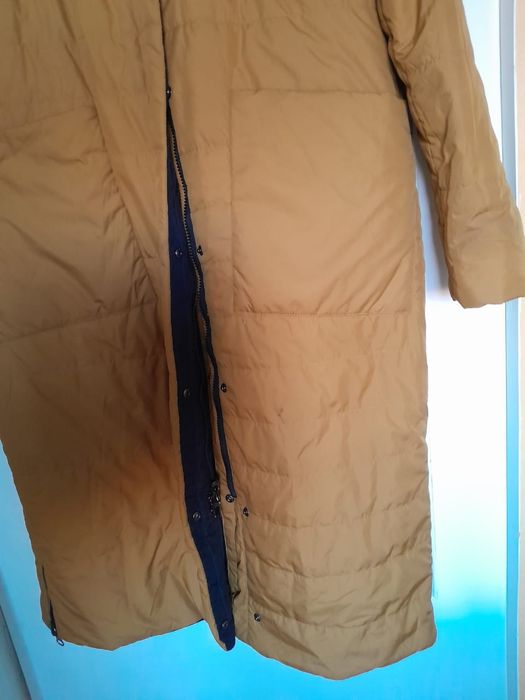 Пуховик пальто . Двухсторонний.