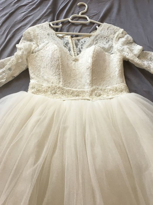 Rochie de mireasa 3/4 scurta