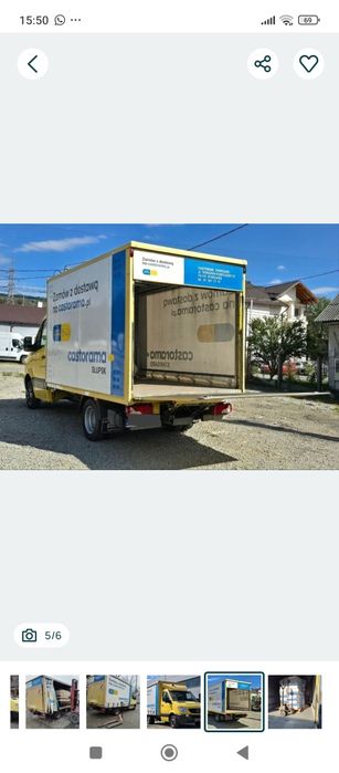 Mercedes sprinter cu lift hidraulic