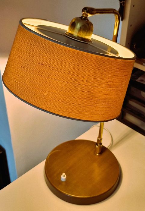 Lampa veioza Elvetia pt birou Frits Muller Temde Leuchten anii 60